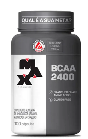 Bcaa 2400 Pote Com 60 Caps - Max Titanium